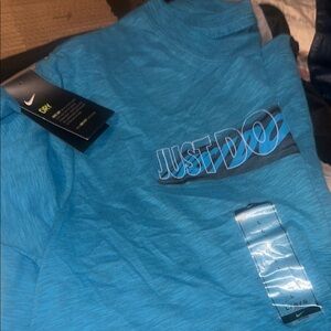 Nike Vibrant Blue Graphic Tee